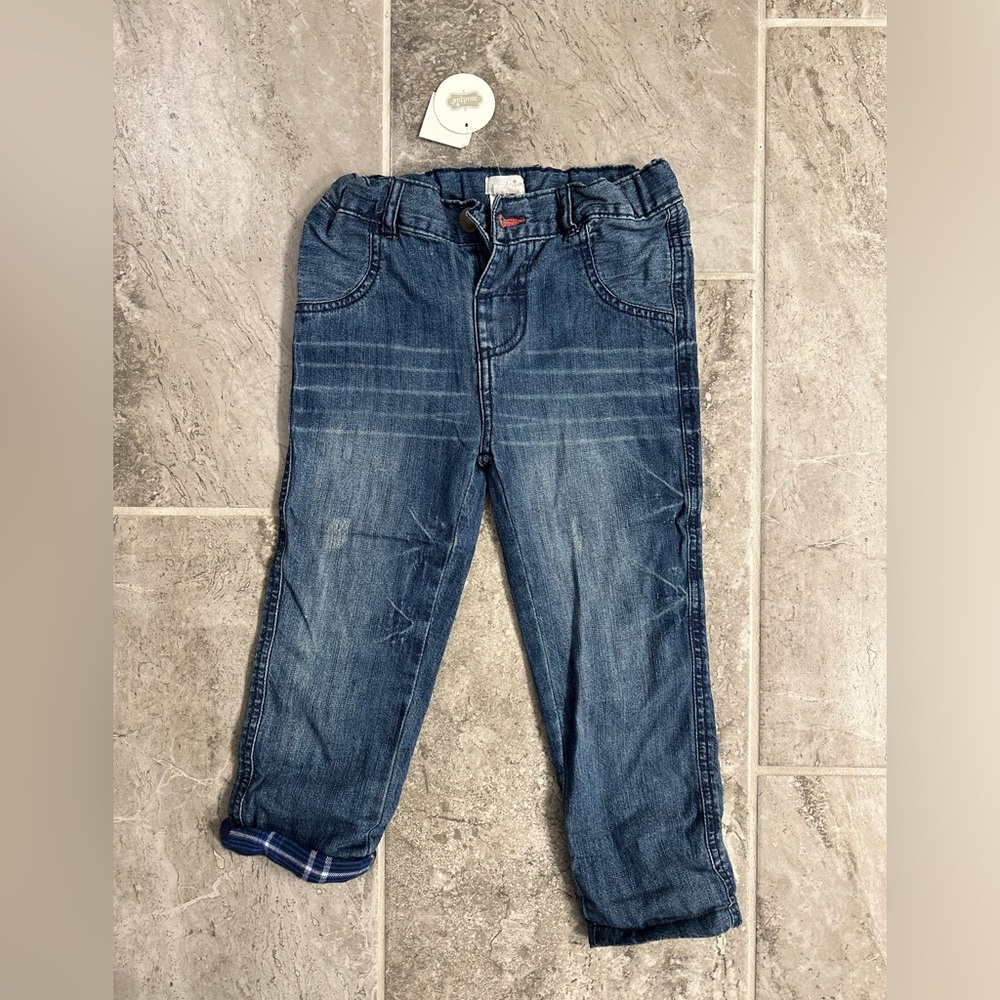 Mud Pie Flannel Lined Jeans